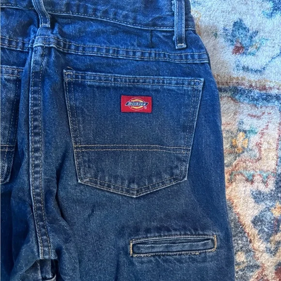Dickies Double Knees Denim Workwear Jeans Size 28 - Picture 5 of 5